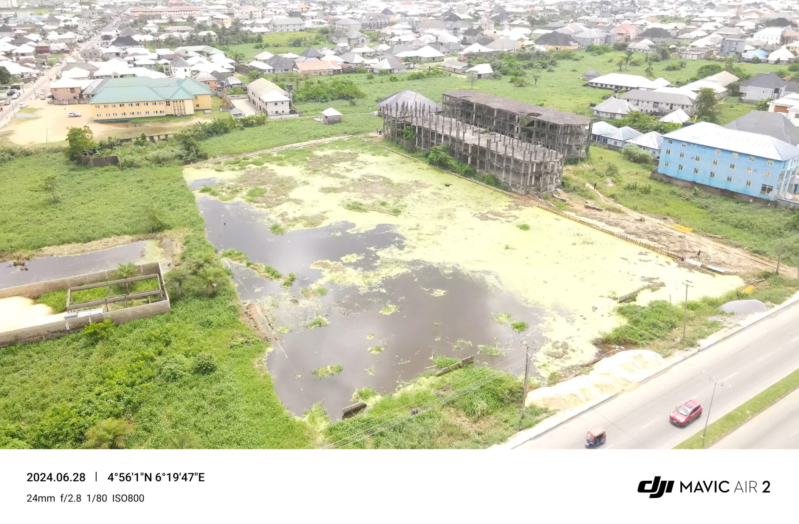 Proposed fueling station site